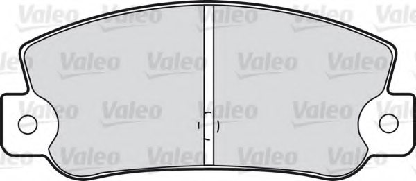 VALEO 598141 Brake Pad Set, disc brake